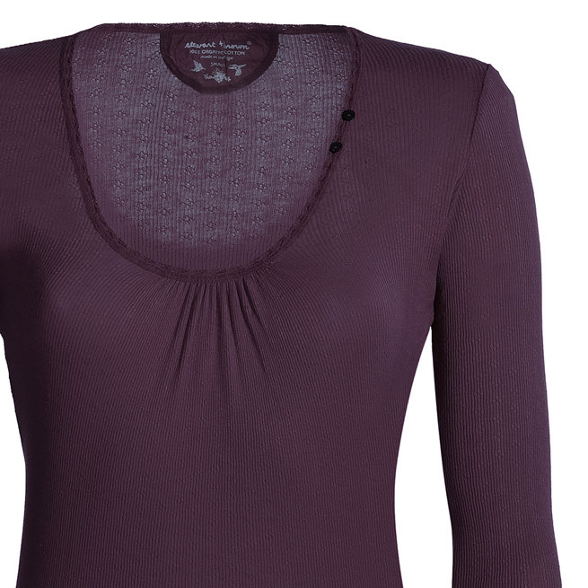 Stewart+Brown Lace Scoop Neck Tee 